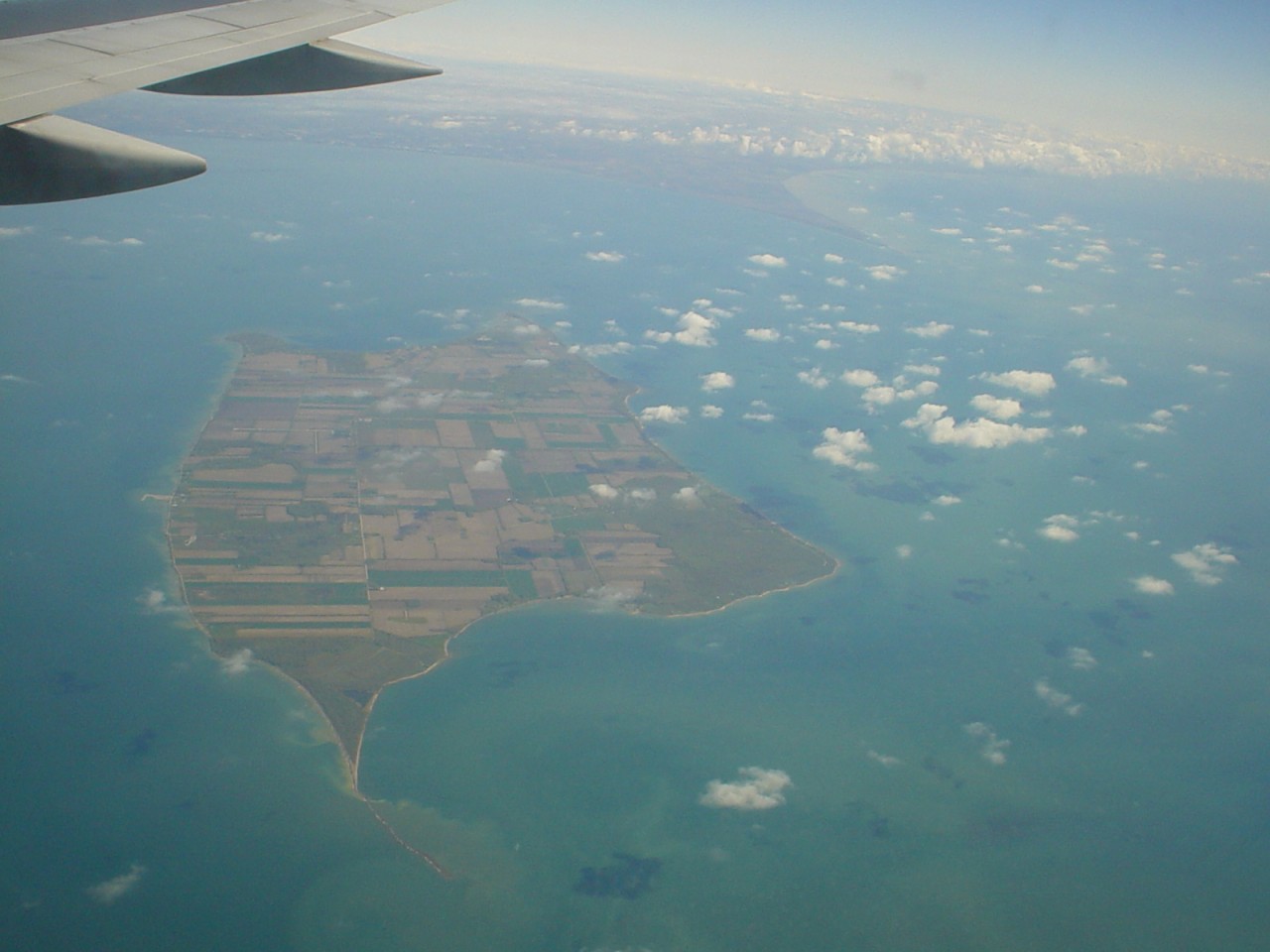 Aerial photo of Pelee Island

