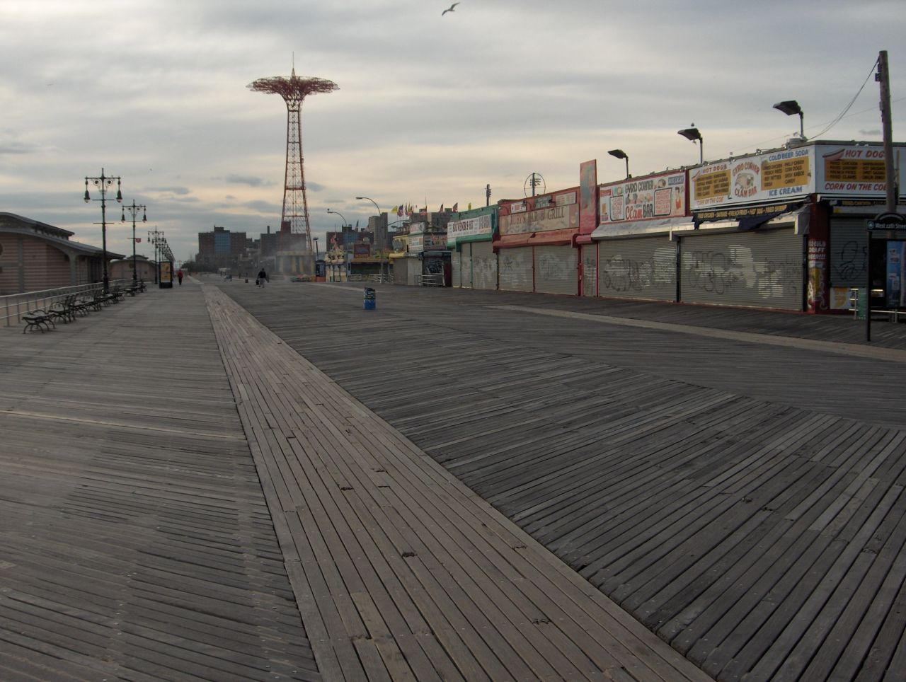 Coney Island Boardwalk, Brooklyn, New York