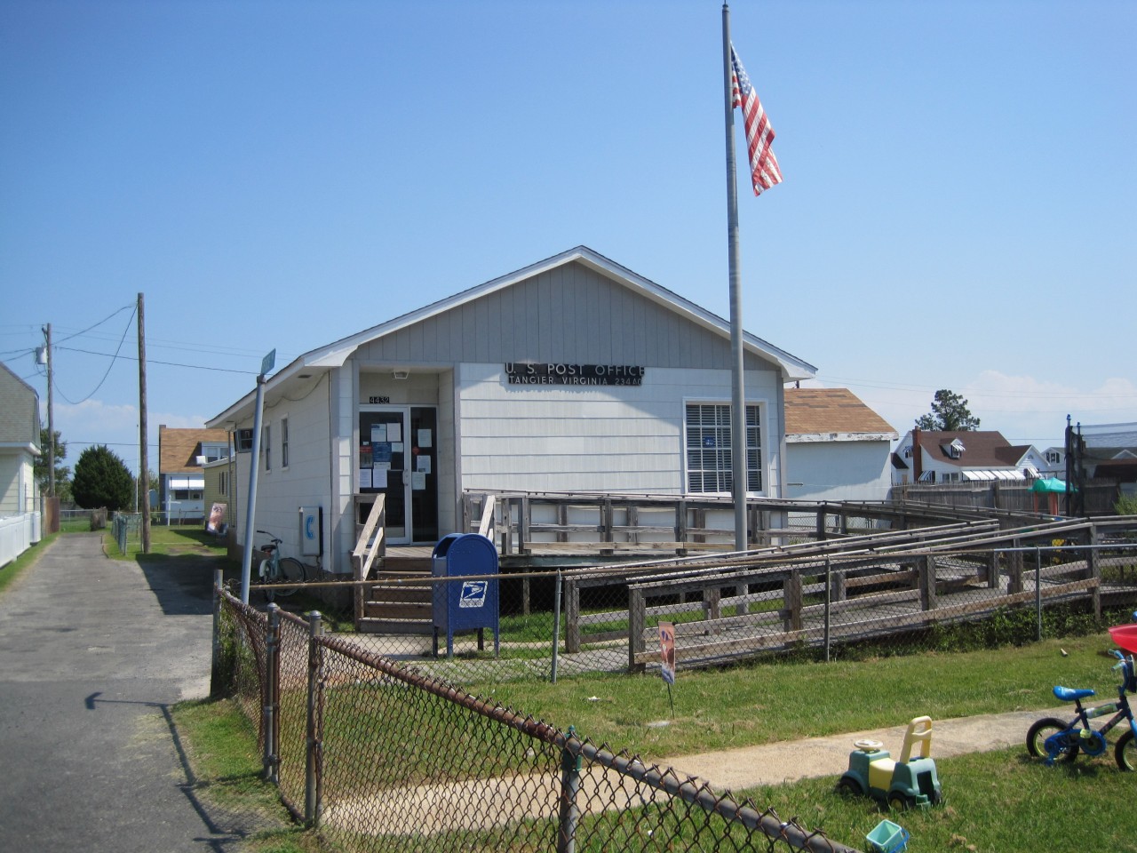 The Post Office in Tangier, Virginia