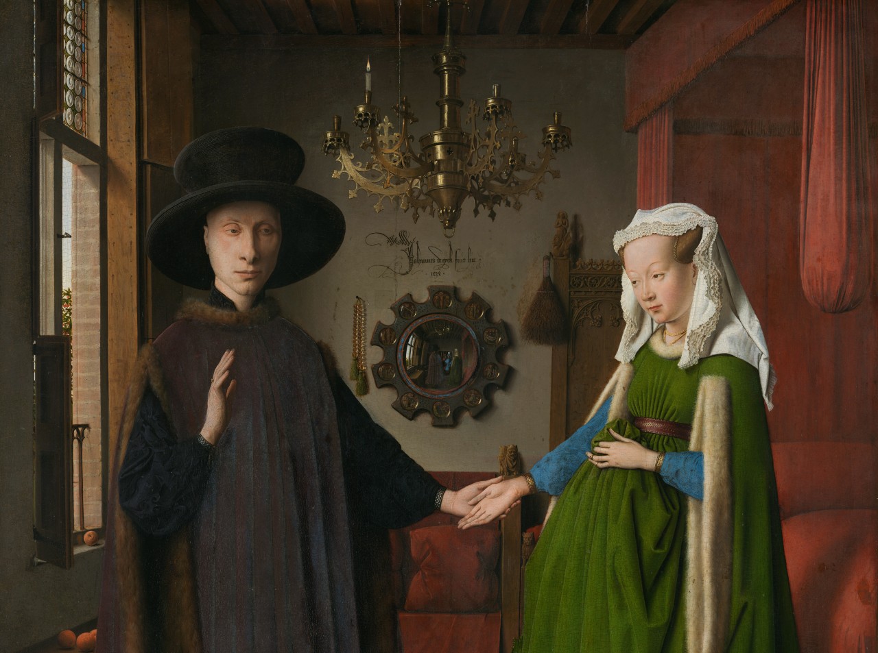 The Arnolfini Portrait and the Mirror