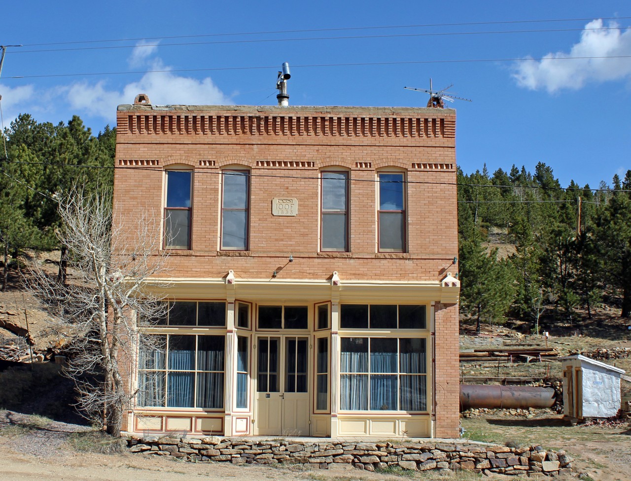 Russell Gulch IOOF Hall, 1895
