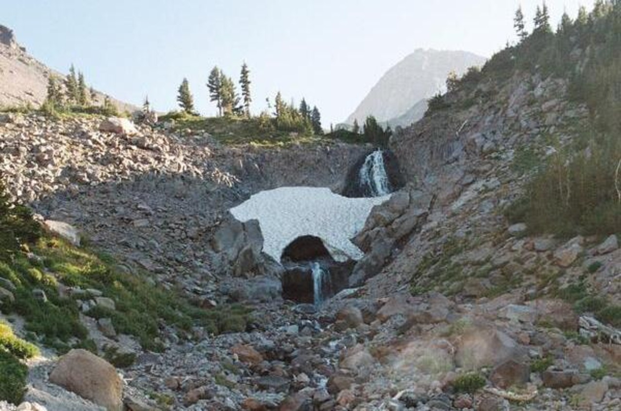 View from the Timberline Trail on the north side of Mt. Hood looking south
