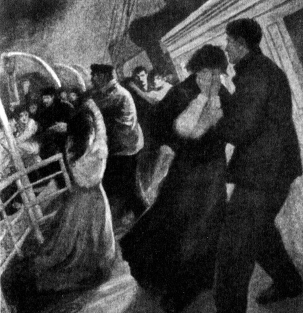 The Sad Parting, a 1912 illustration
