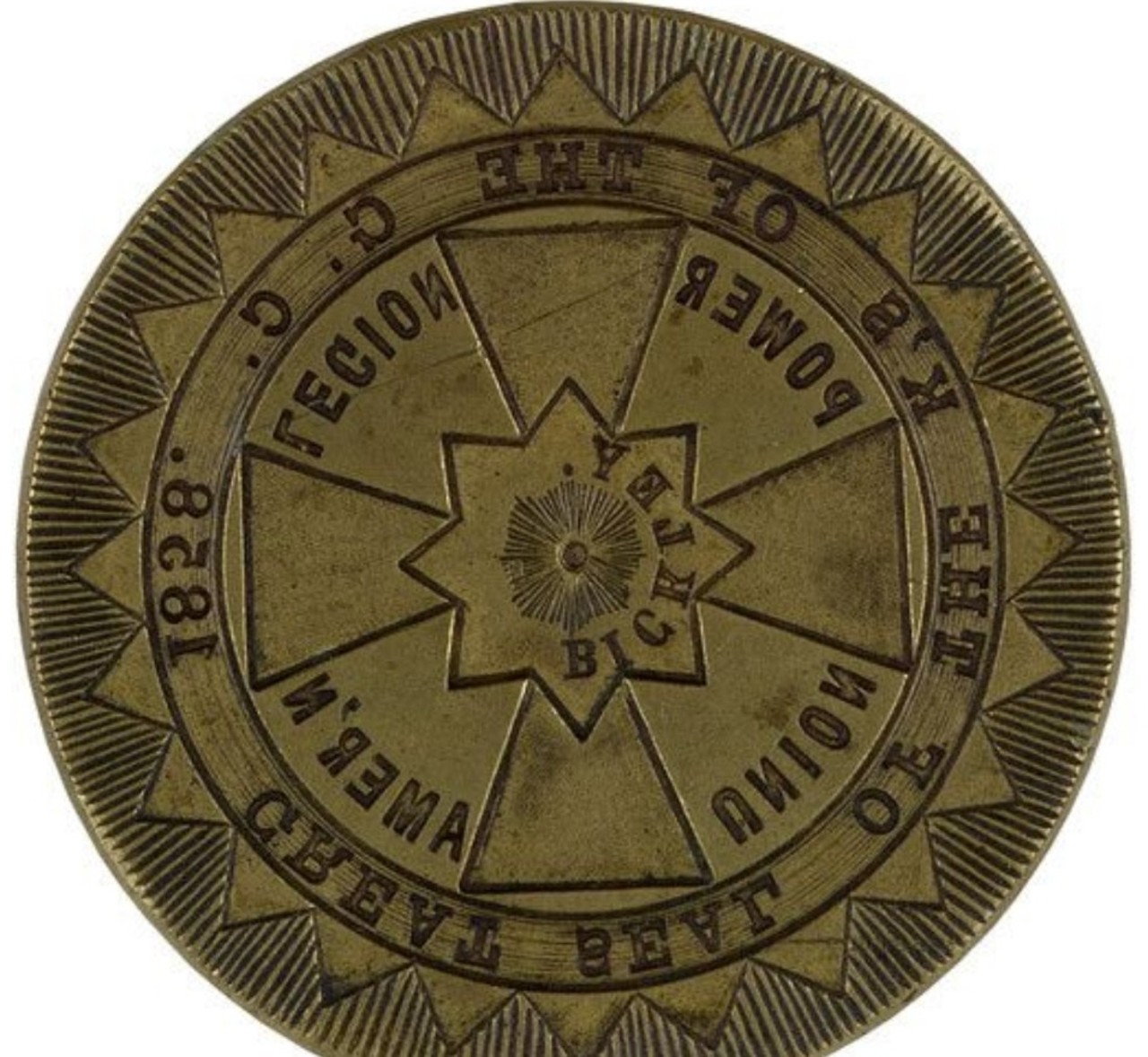 Seal of the president of the Knights of the Golden Circle
