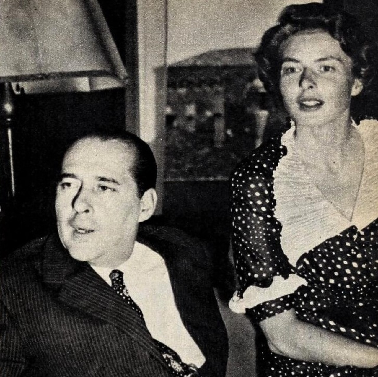 Ingrid Bergman and Roberto Rossellini