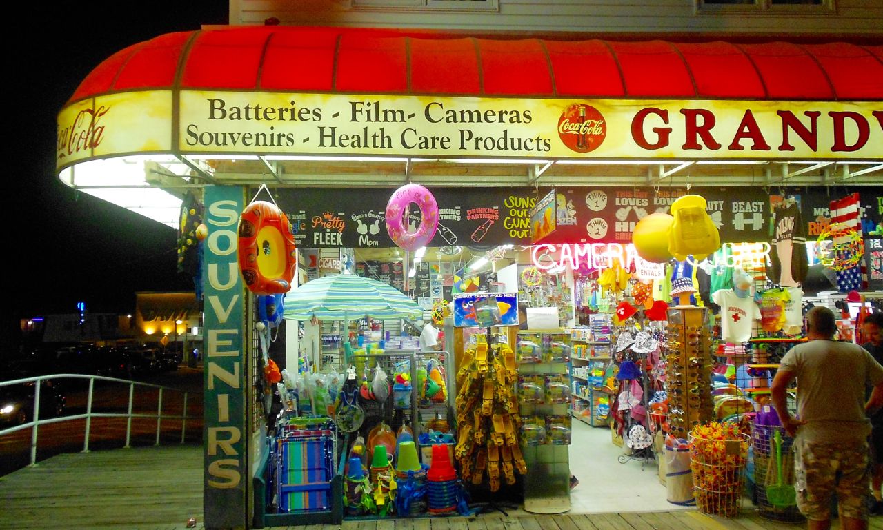 Store on the Wildwoods, New Jersey boardwalk