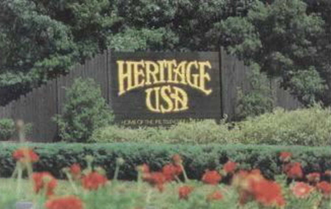 Entrance sign at the former Heritage USA complex