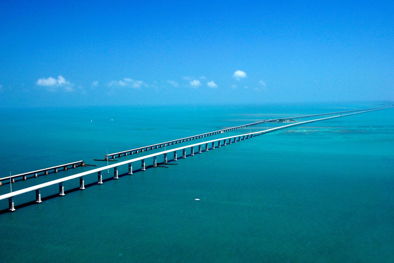 Seven Mile Bridge, the longest bridge on the Overseas Highway
