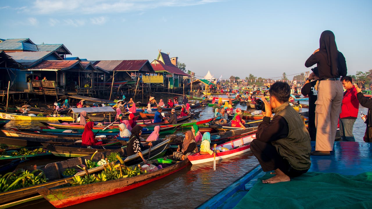 Lok Baintan Floating Market, Indonesia