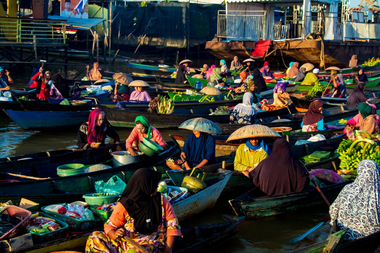 Lok Baintan Floating Market, Indonesia