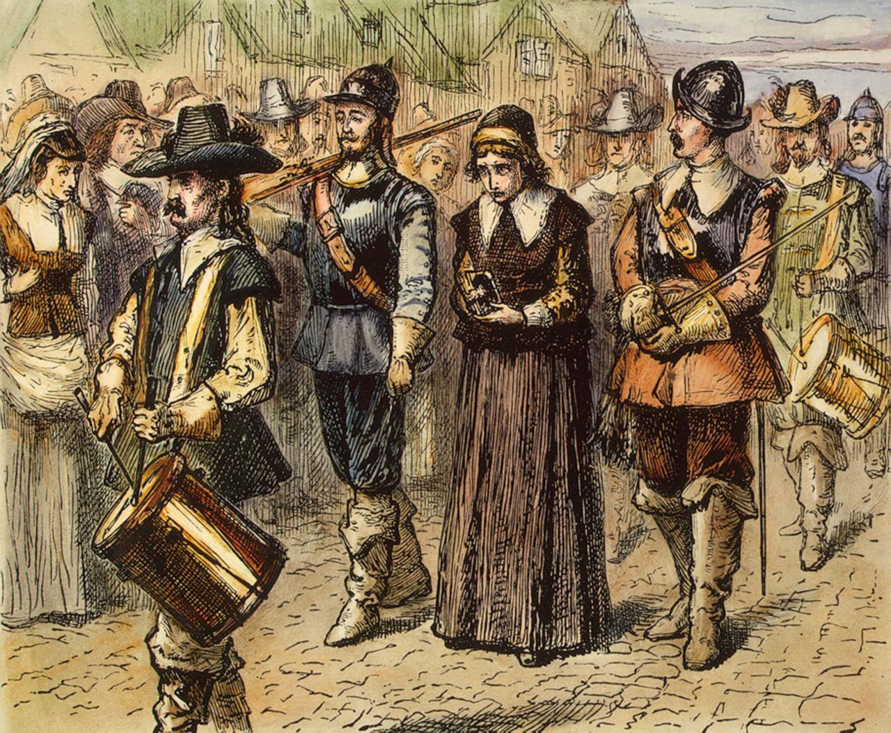 Quaker Mary Dyer led to execution on Boston Common