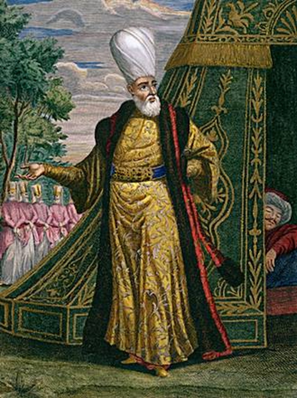 Agha of the Janissaries, commander of the Janissary Corps, in 1768
