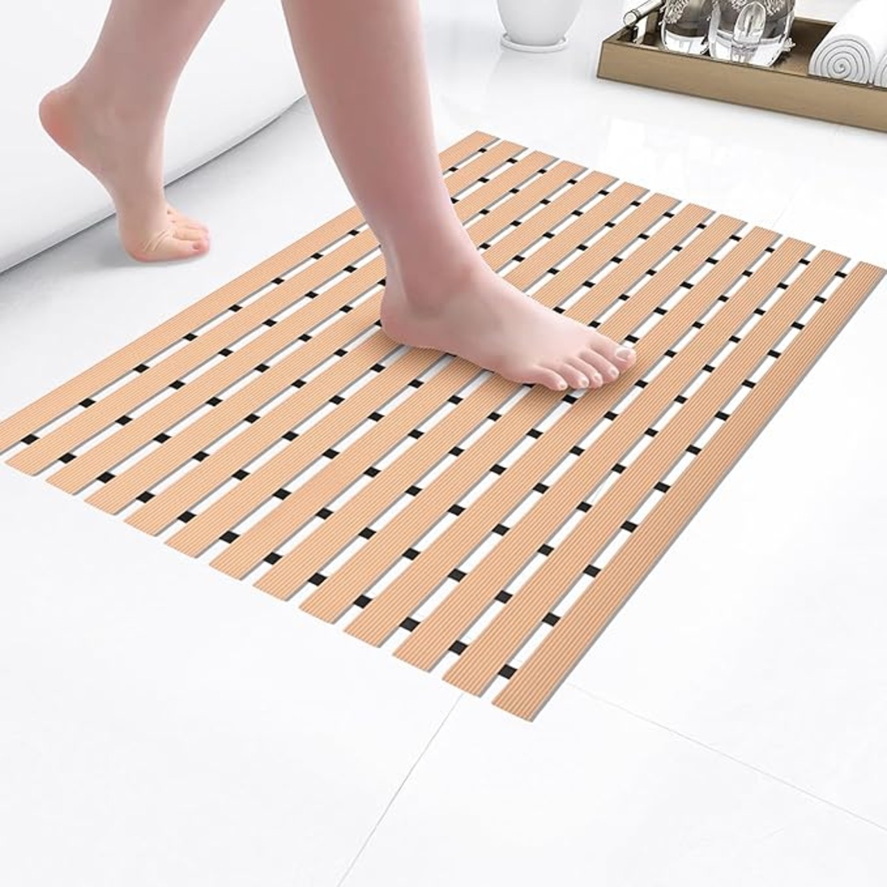 Anti-slip shower mats