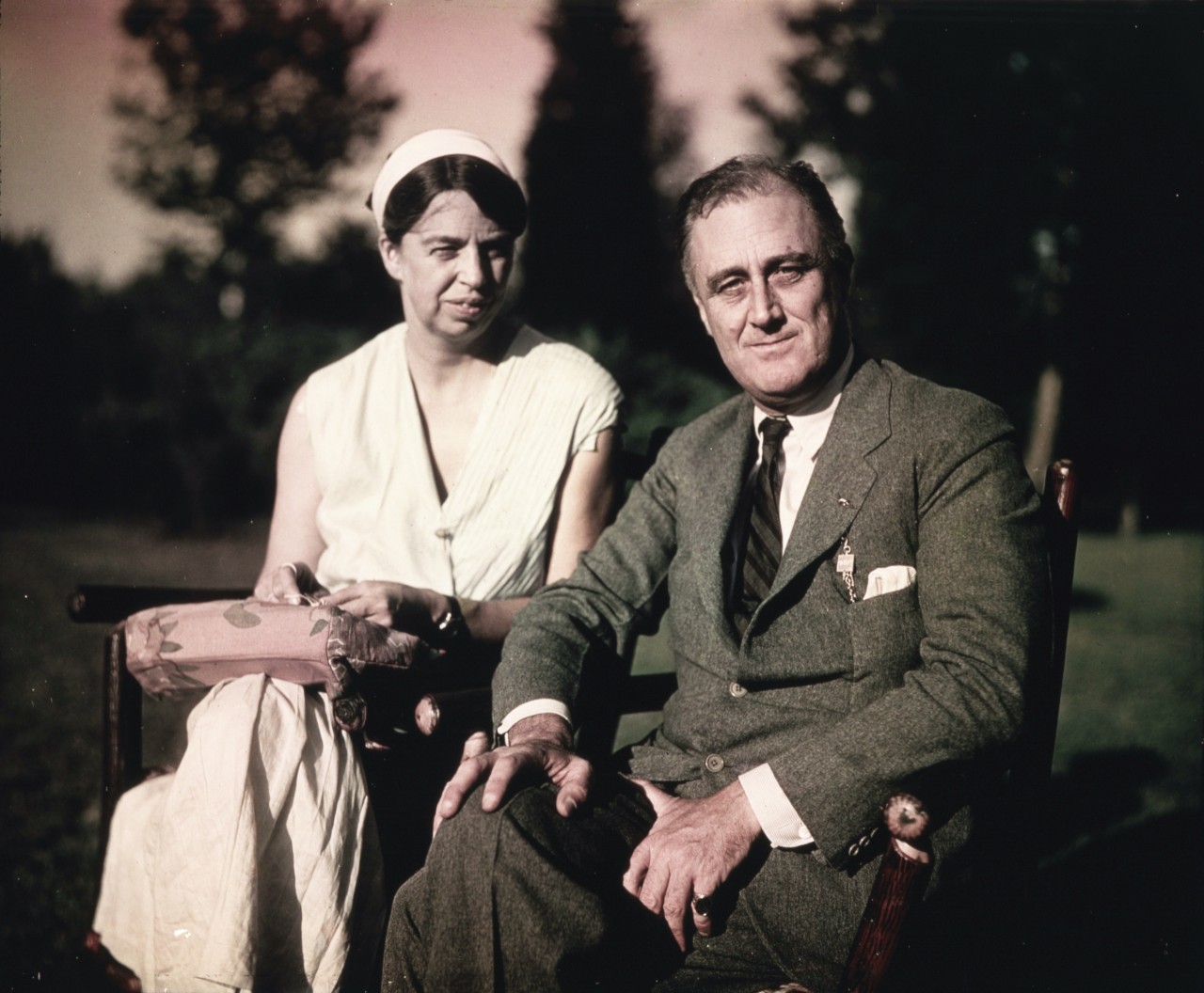 Eleanor Roosevelt and Franklin D. Roosevelt