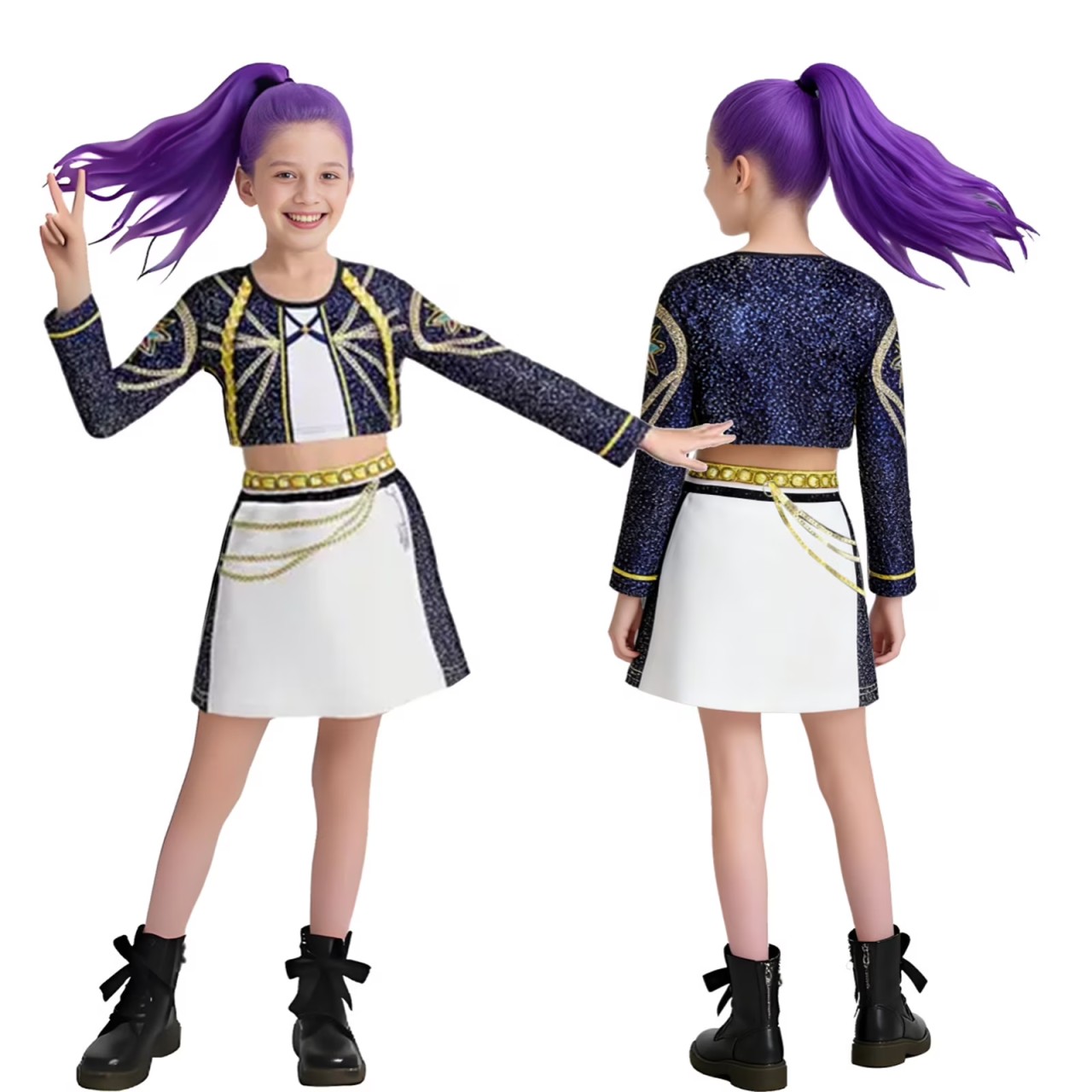 Halloween K+POP+Demon+Hunter Outsuits