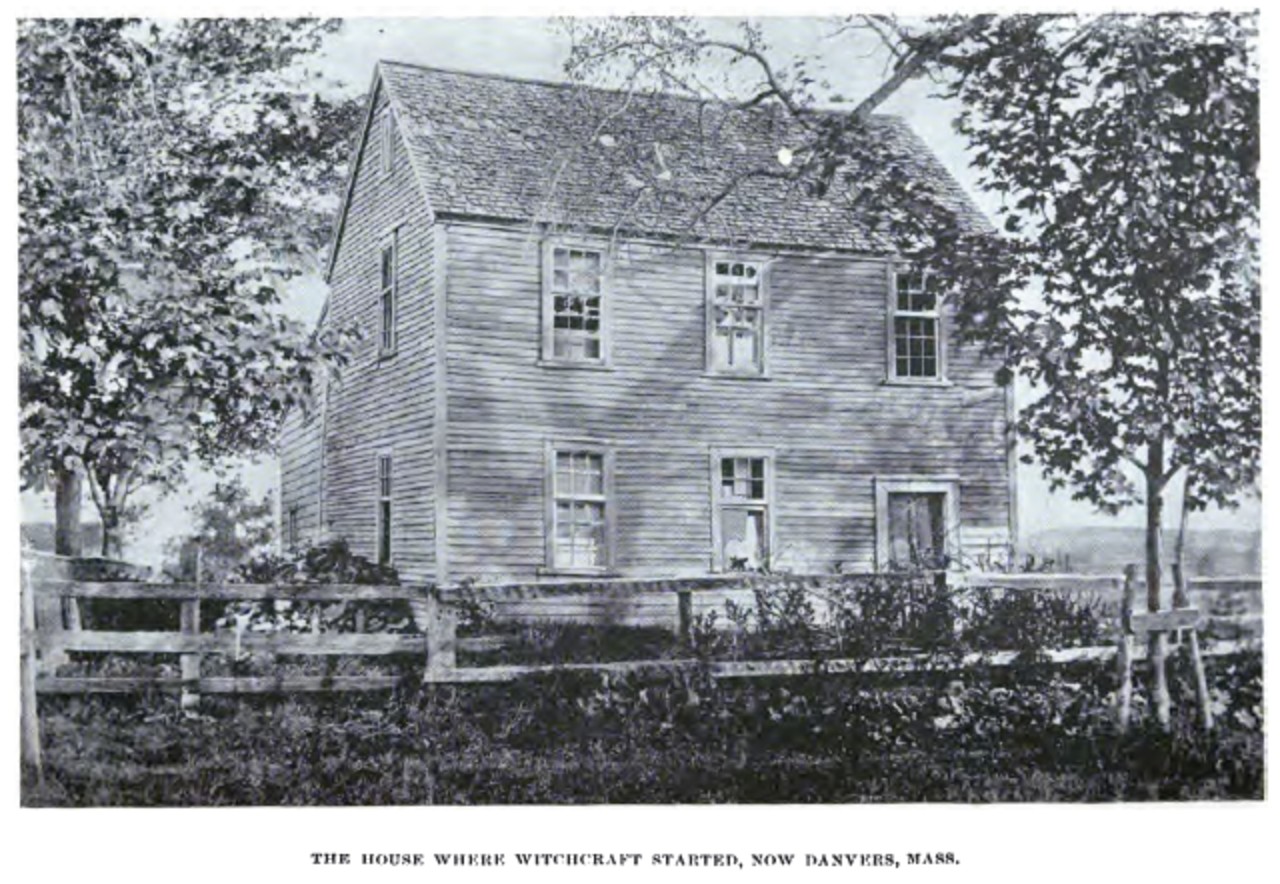 The parsonage in Salem Village, as photographed in the late 19th century