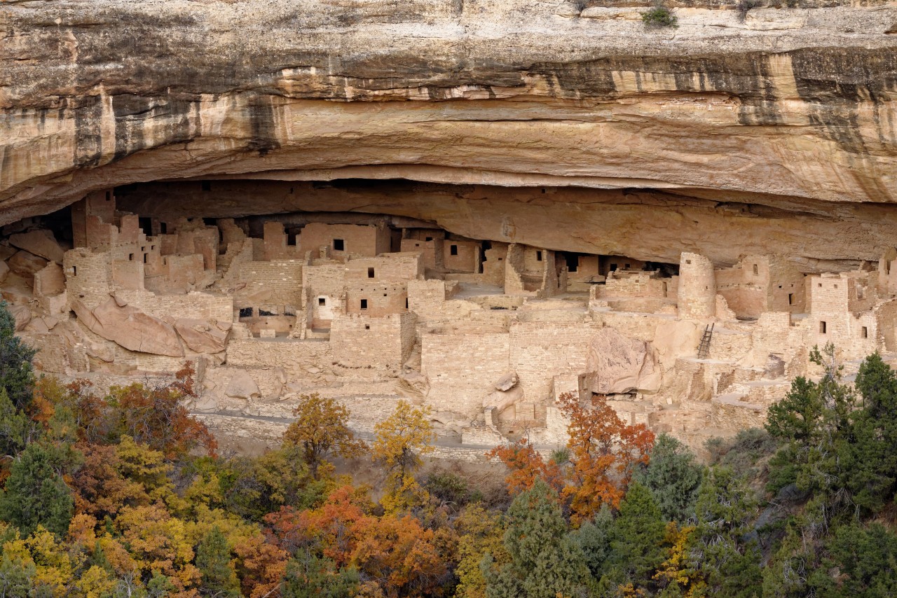 Cliff Palace in Mesa Verde National Park in Montezuma County, Colorado
