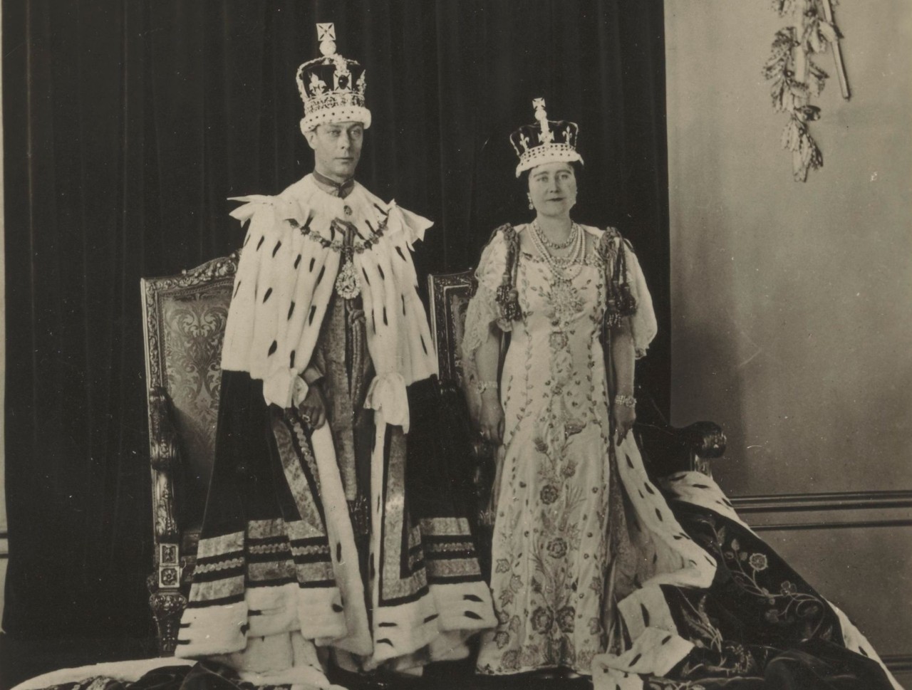 King George VI and Queen Elizabeth