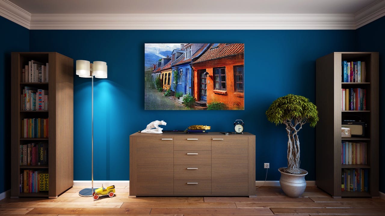 Dark Colors used in rooms