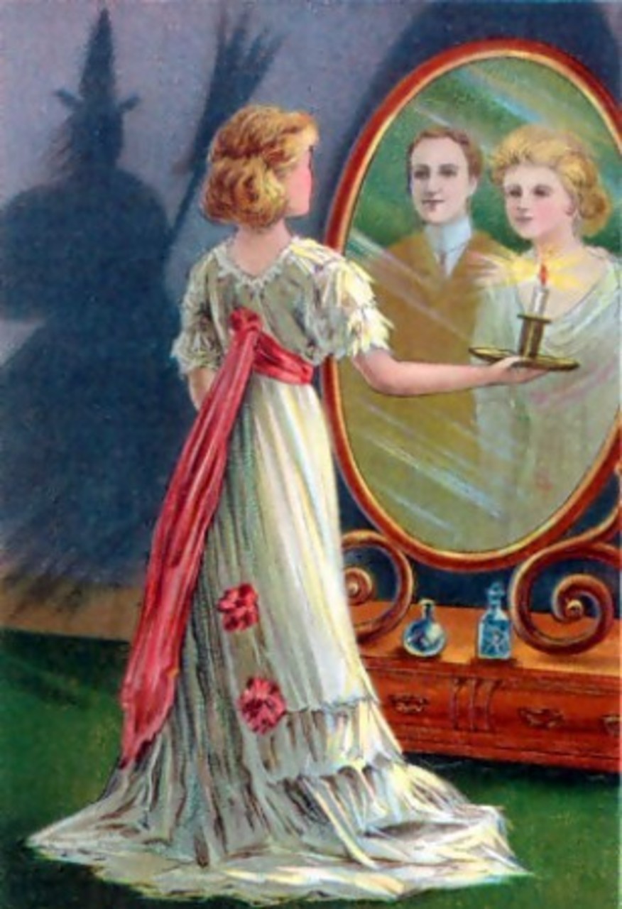 Candle and Mirror Gazing