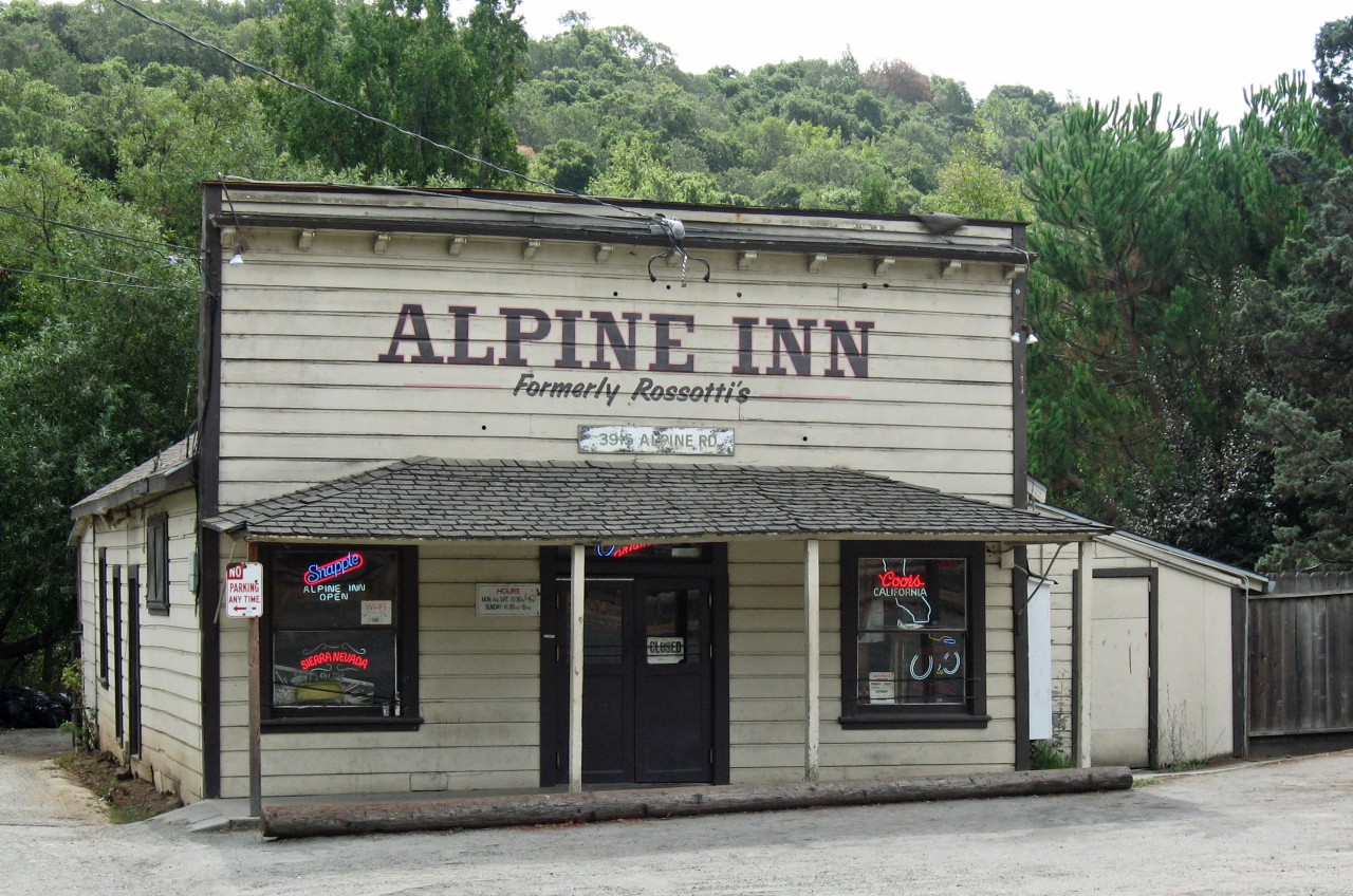 The Alpine Inn, formerly Rossotti's Saloon, in Portola Valley, California
