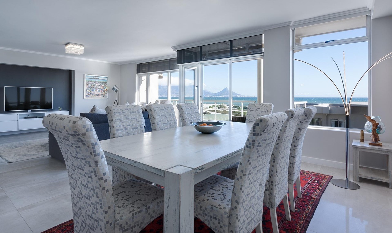 Dining and living area