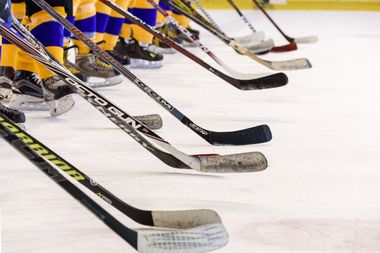 hockey sticks