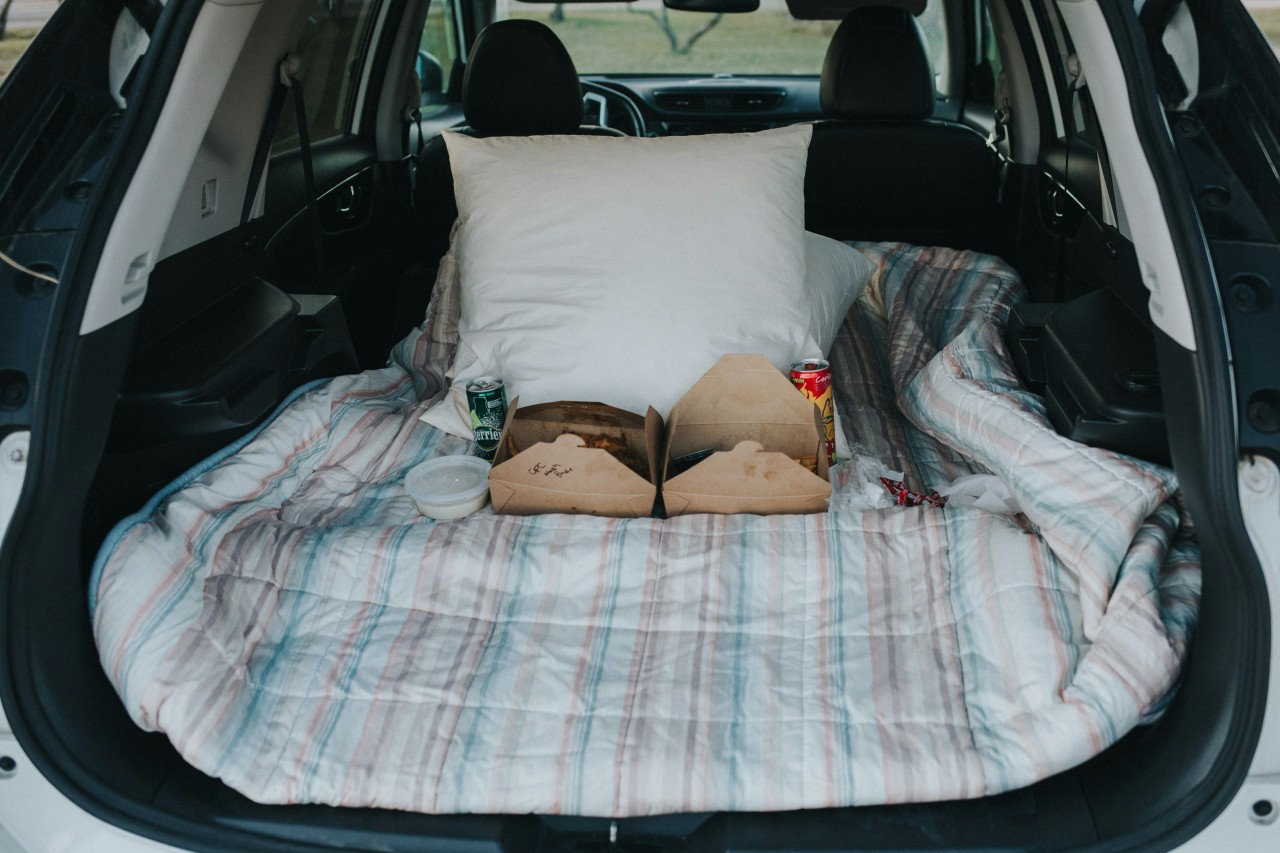 Sleeping overnight in a fully autonomous car