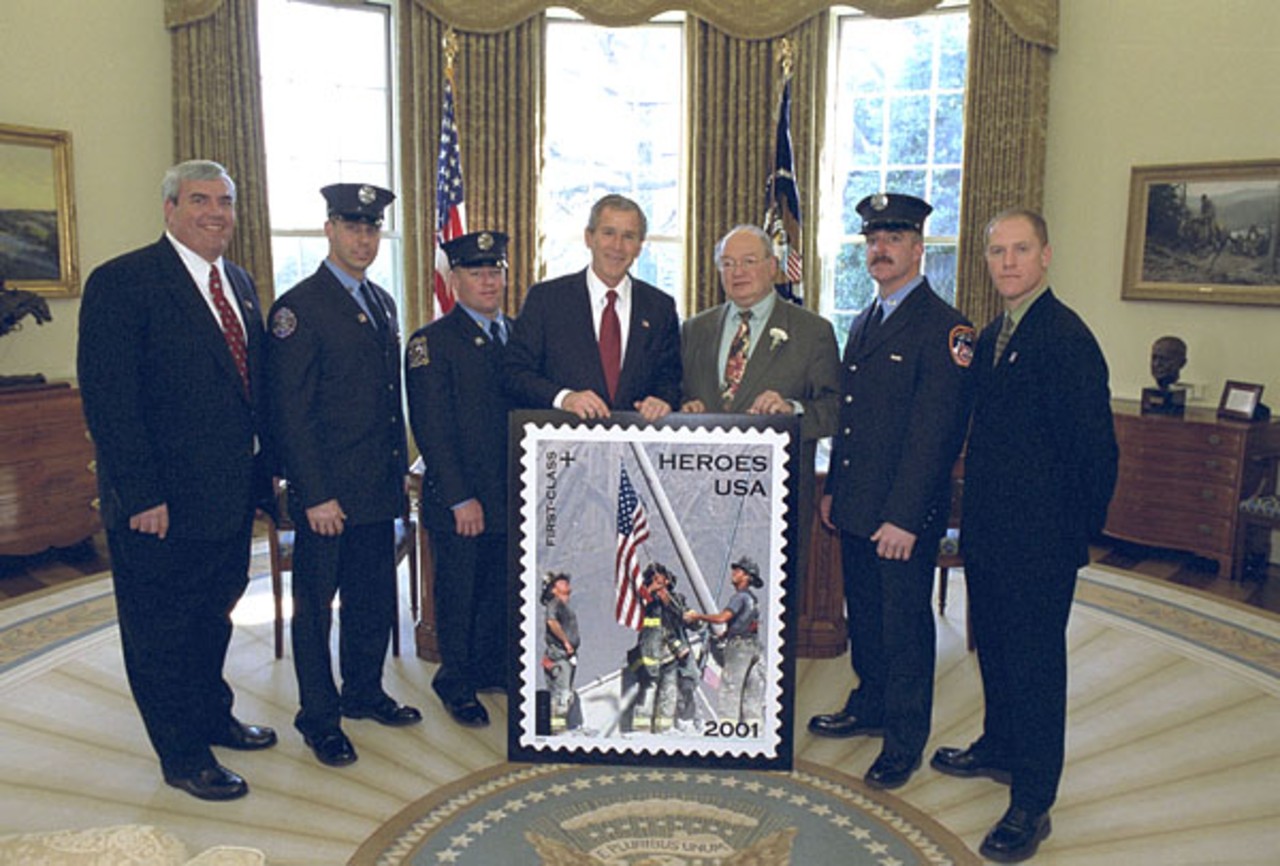 The Raising of the Flag at Ground Zero