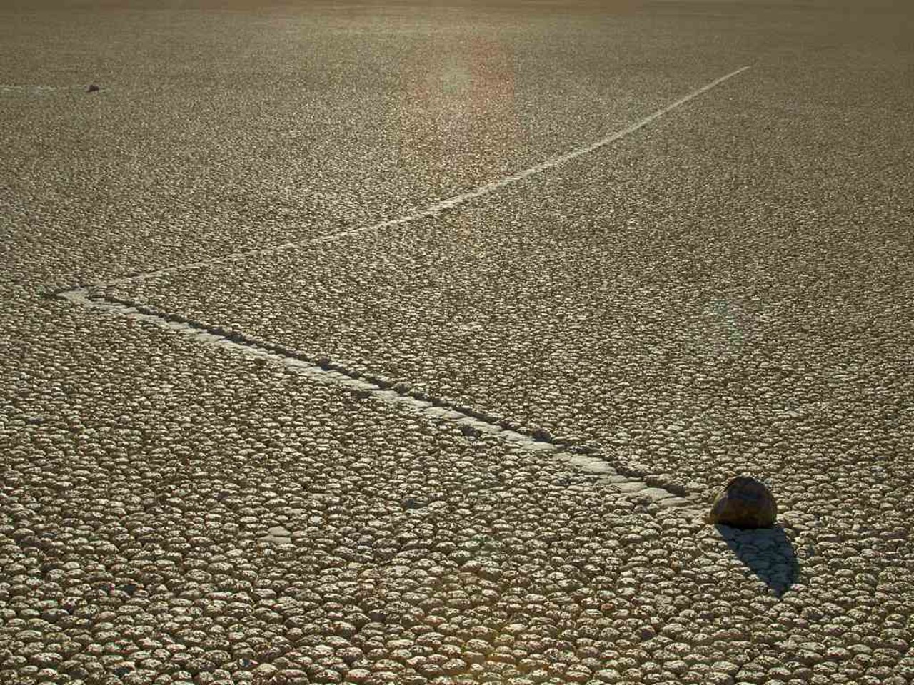 Sailing Stones, Death Valley, USA