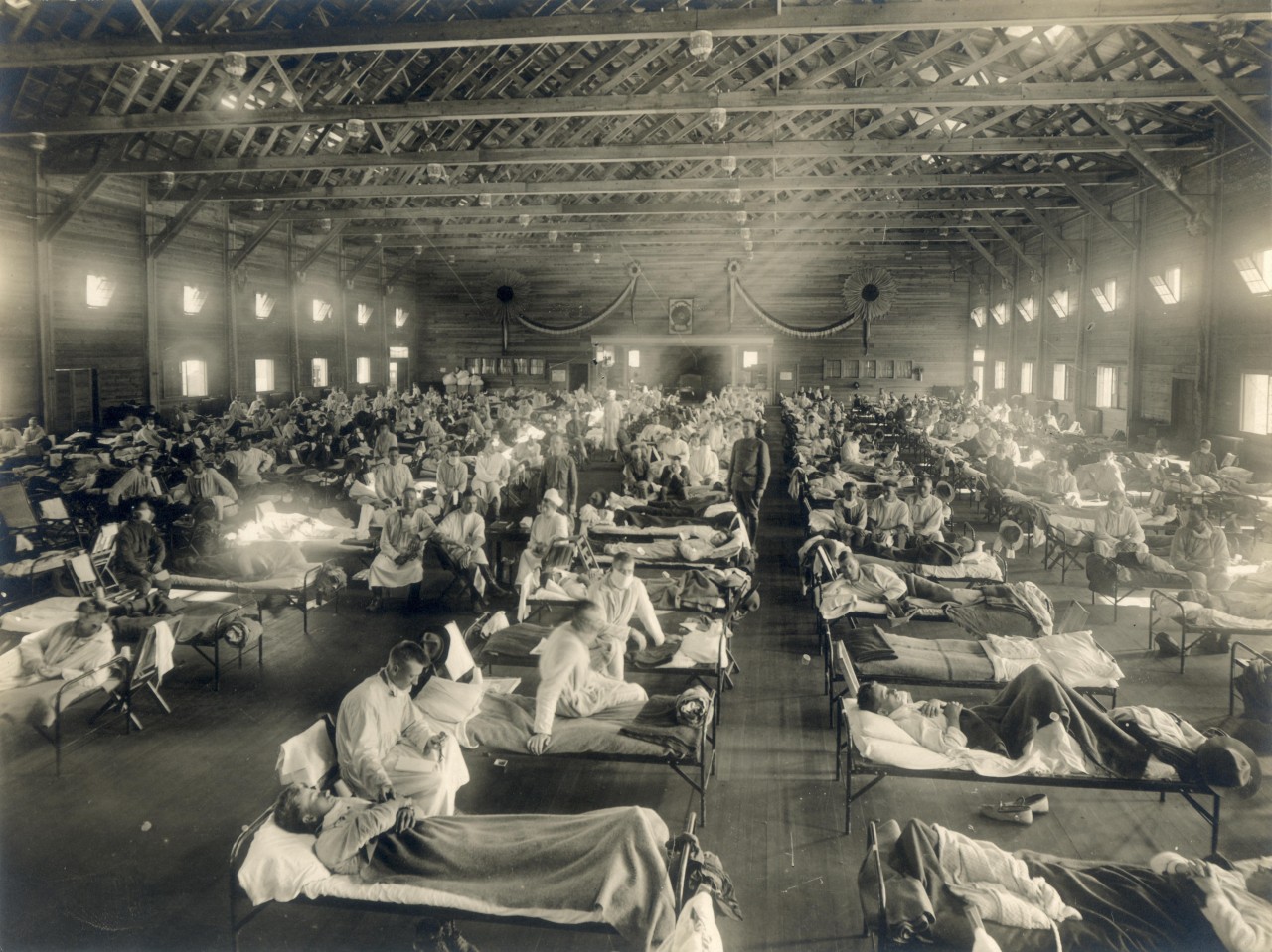 World War I and the Spanish Flu ravaged the World