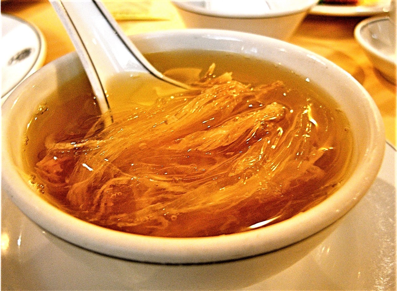 Shark fin soup