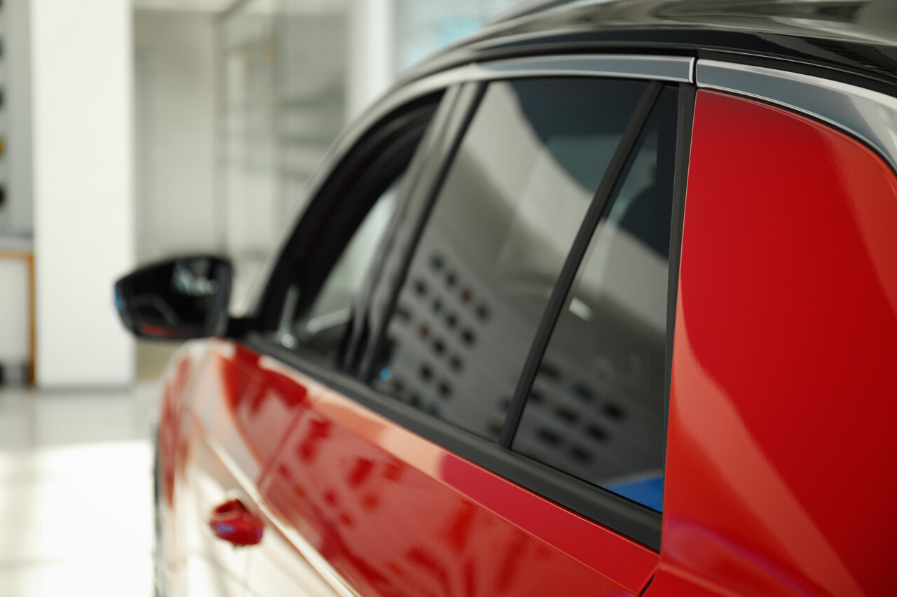 Window tint that exceeds legal limits