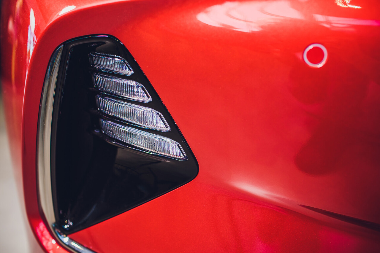 Smoked or blocked taillights, turn signals, and reflectors