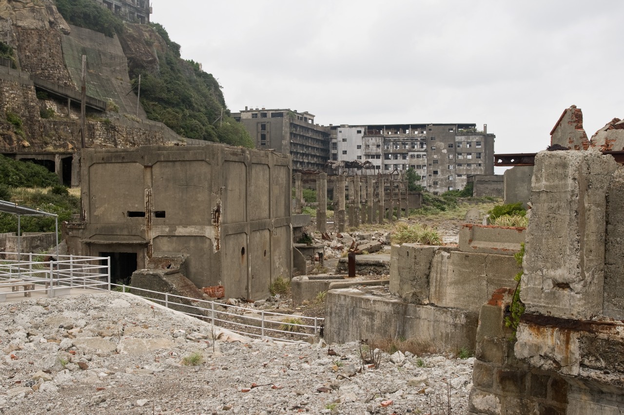 Hashima Island Rail Spur, Japan