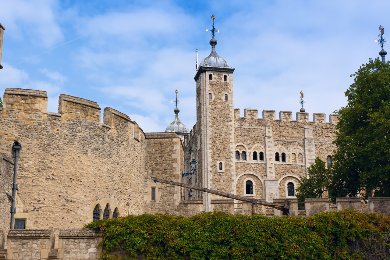The Tower of London’s Lower Grounds, UK