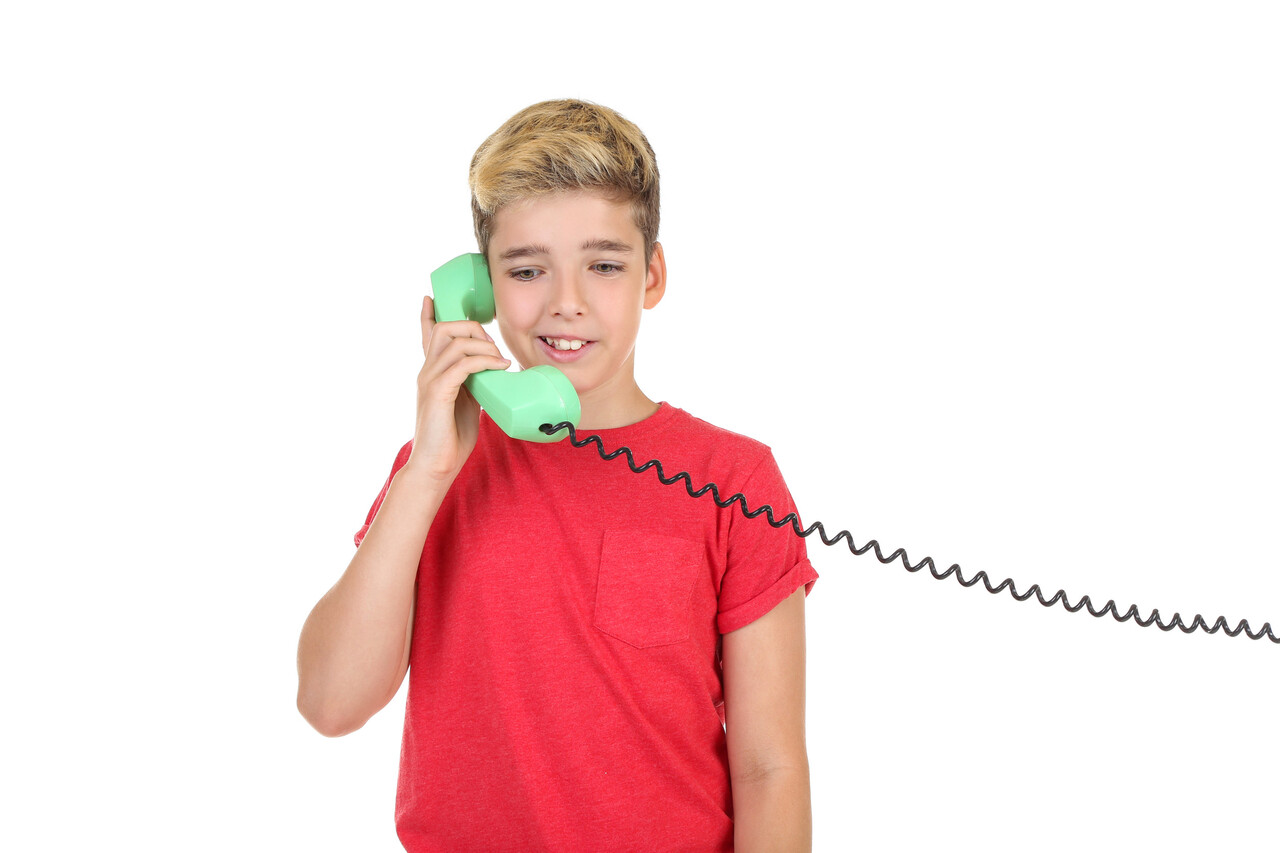 You answered the phone politely