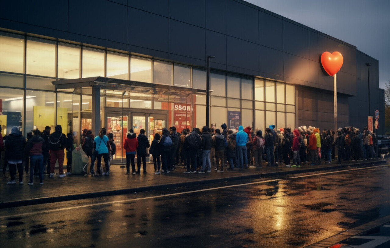 You waited your turn in line