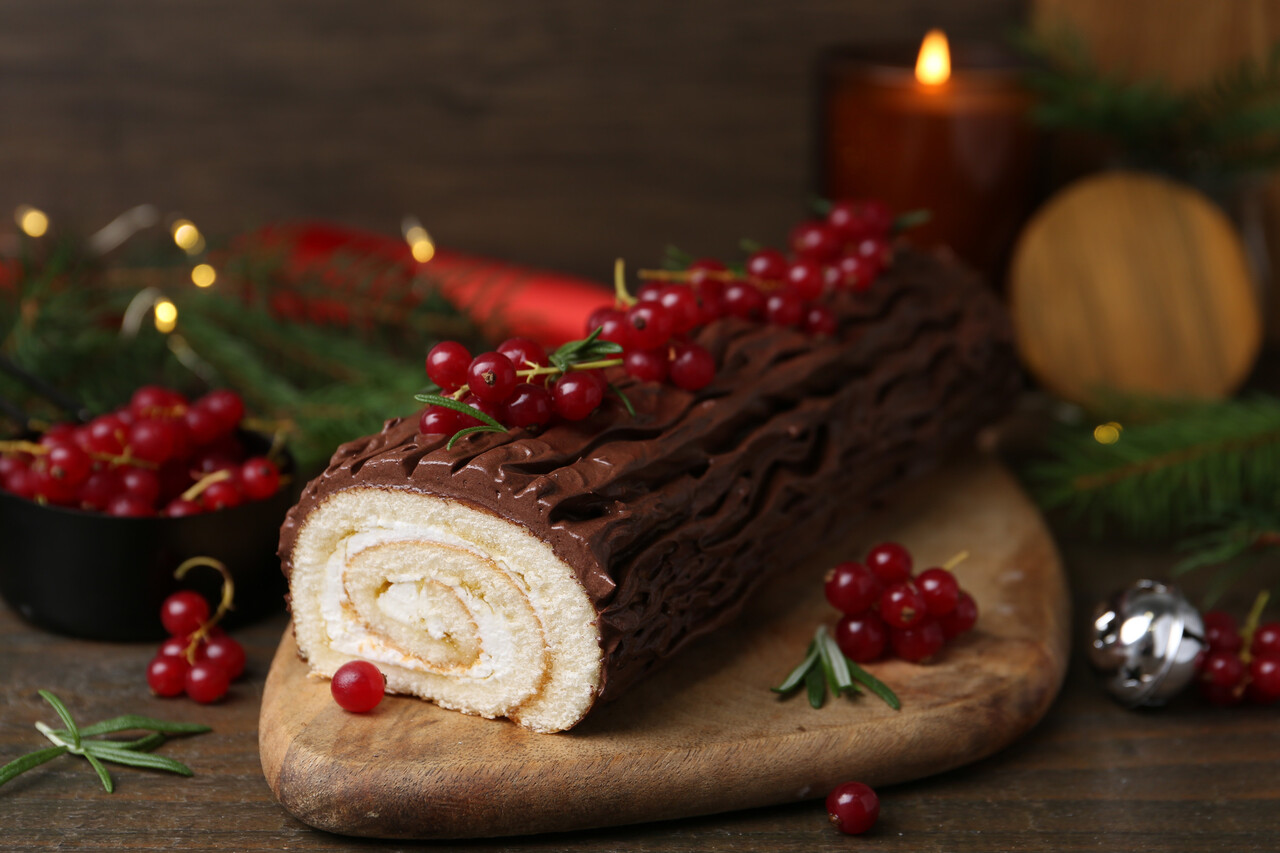 Mini Yule Log Rolls