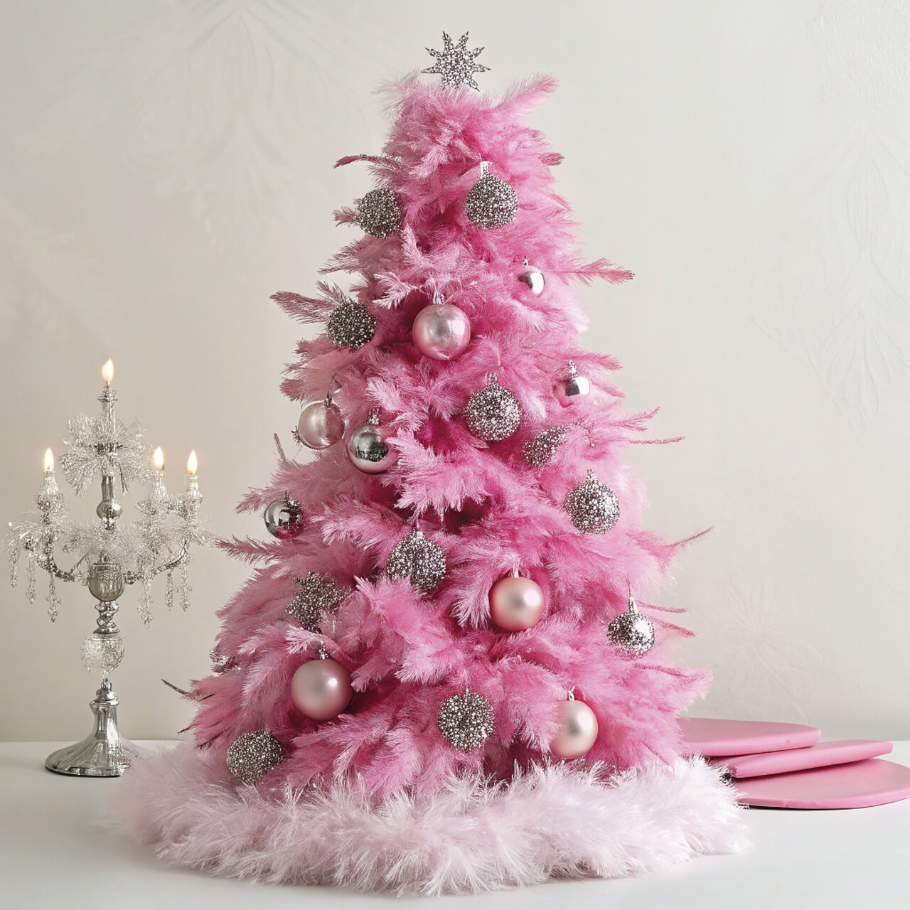 Feather Christmas Trees