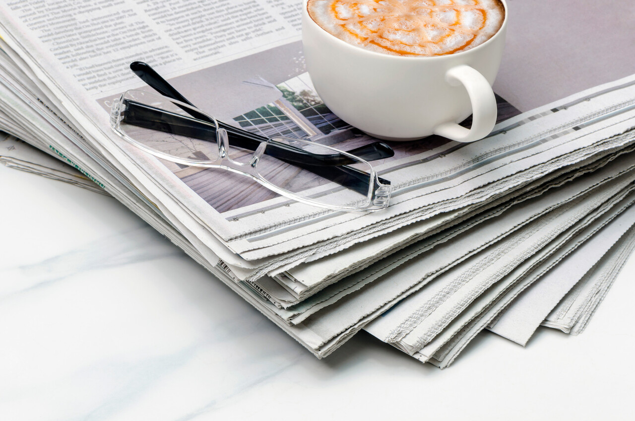 You Learned World Events Through a Morning Paper