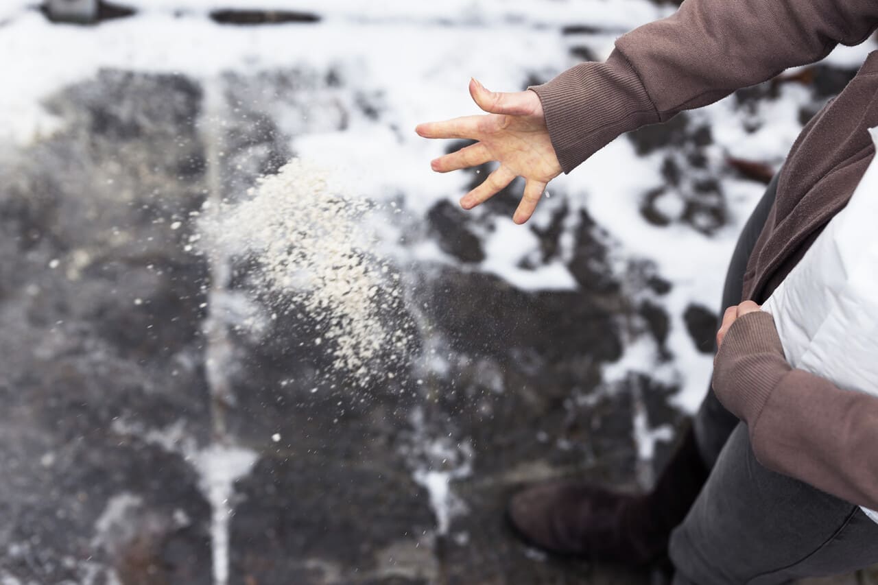 Throwing Salt Behind You for Safe Passage