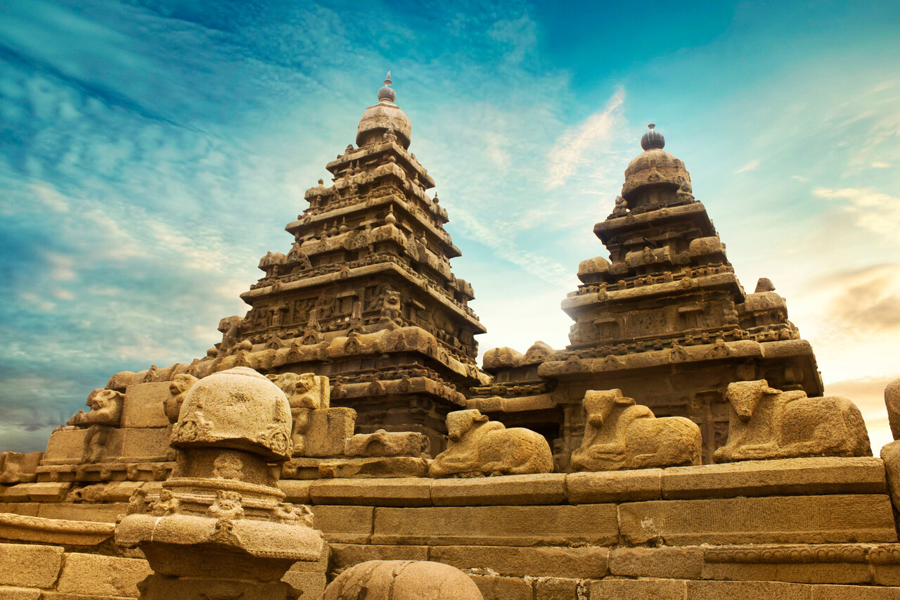 The Coastal Temples of Mahabalipuram, India