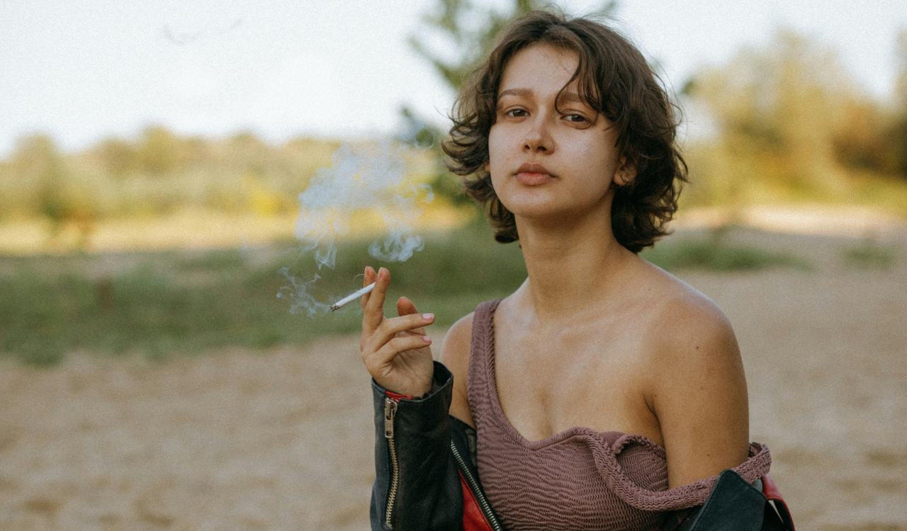 Smoking on the Beach