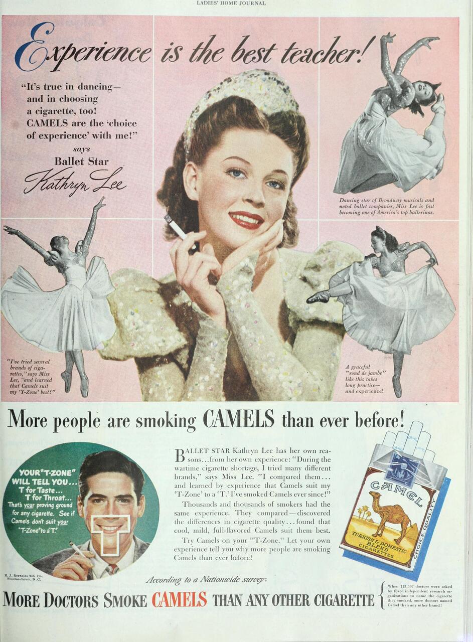“More Doctors Smoke Camels Than Any Other Cigarette”