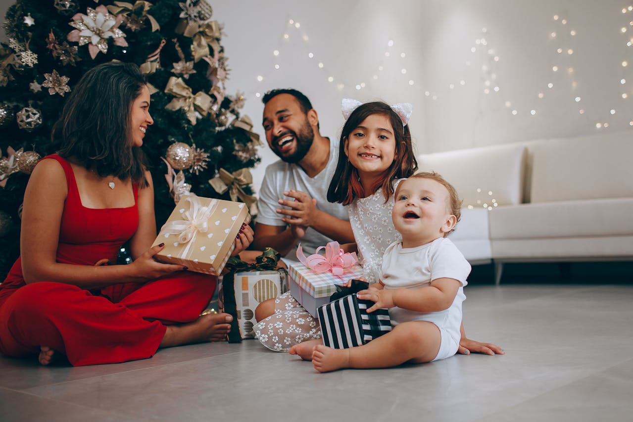 Opening Gifts In Front Of Everyone