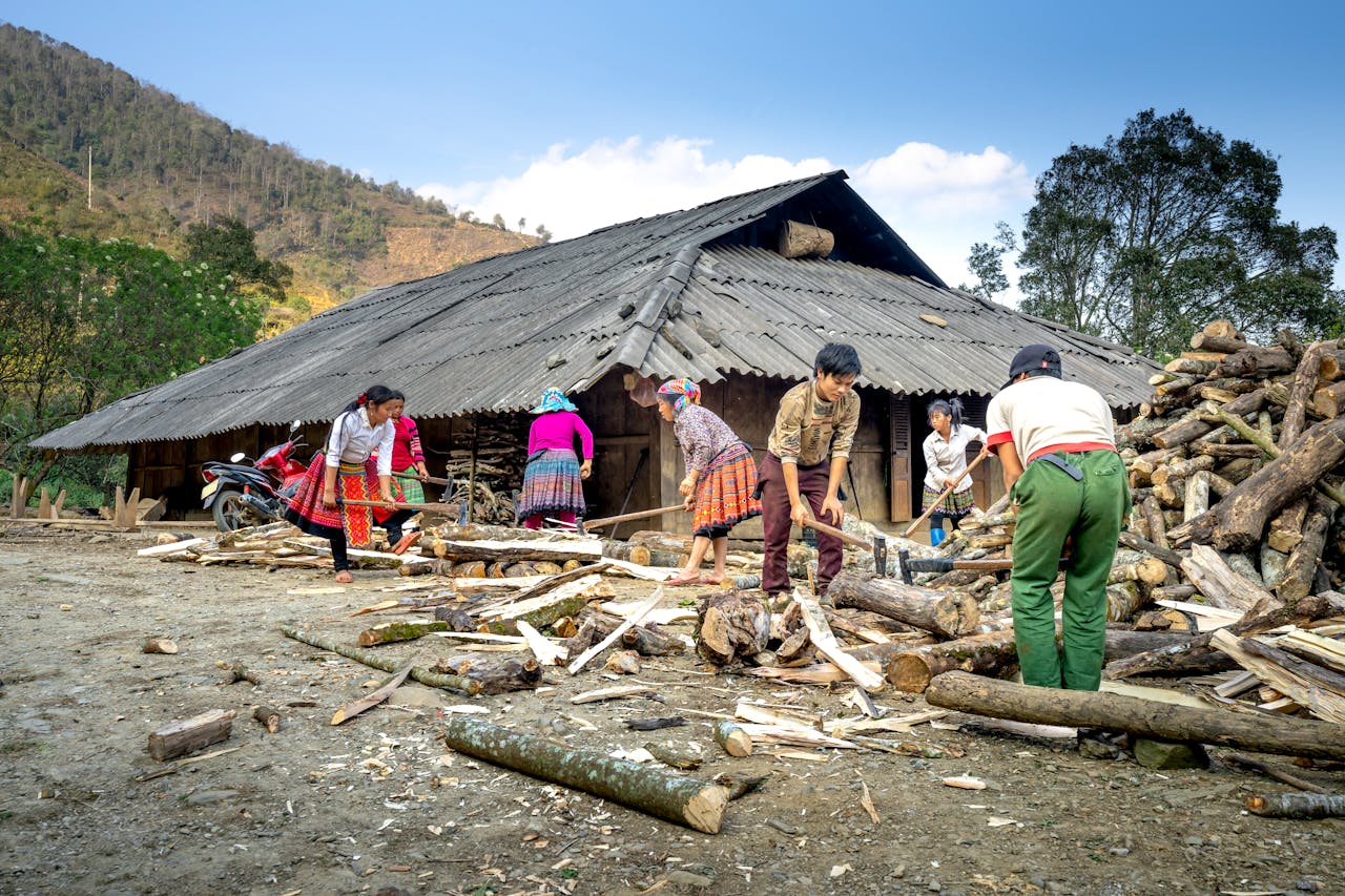 Many Owners Built Their Homes Themselves
