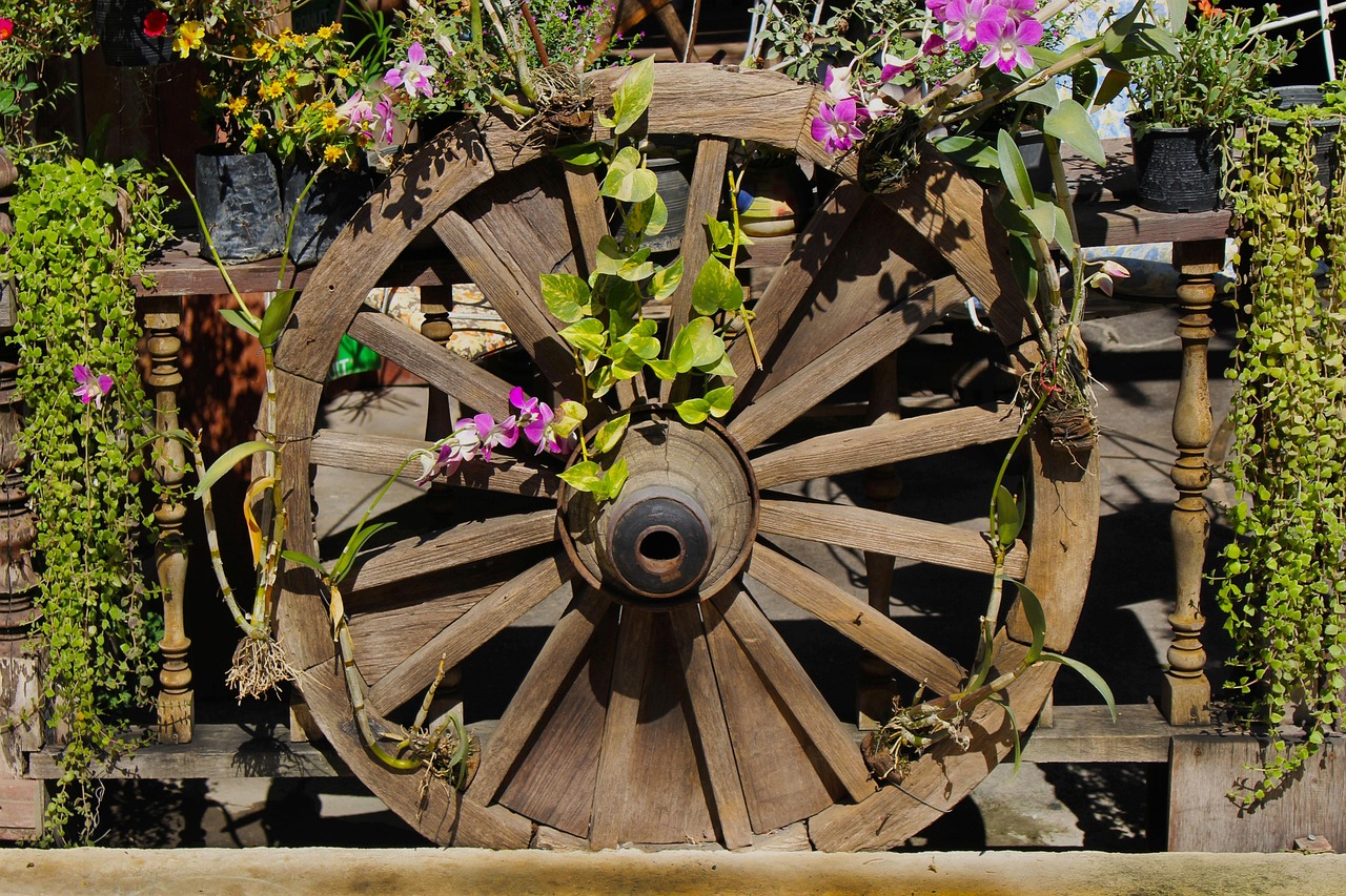 Wagon Wheel Decor