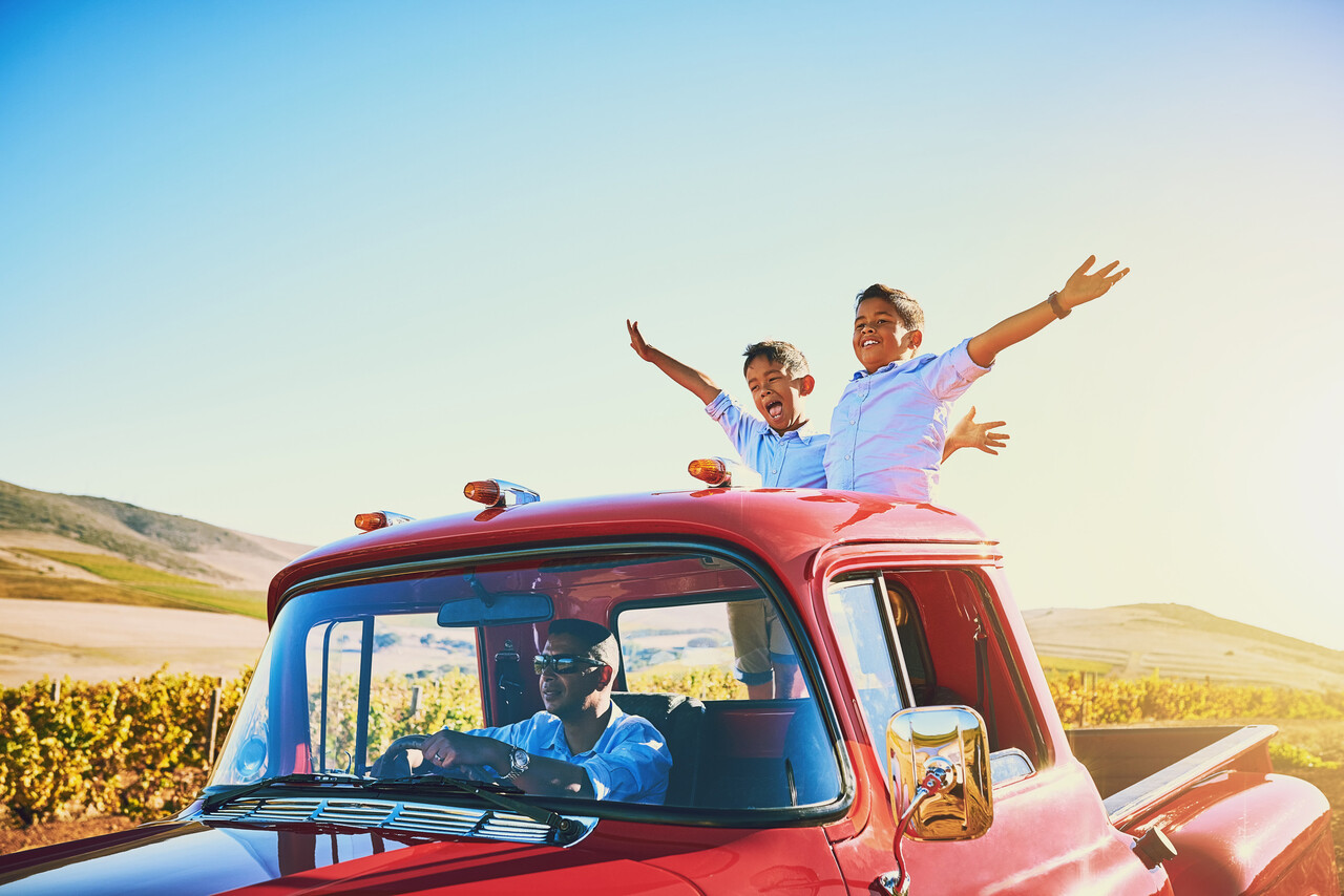 Sitting in the Back of Pickup Trucks