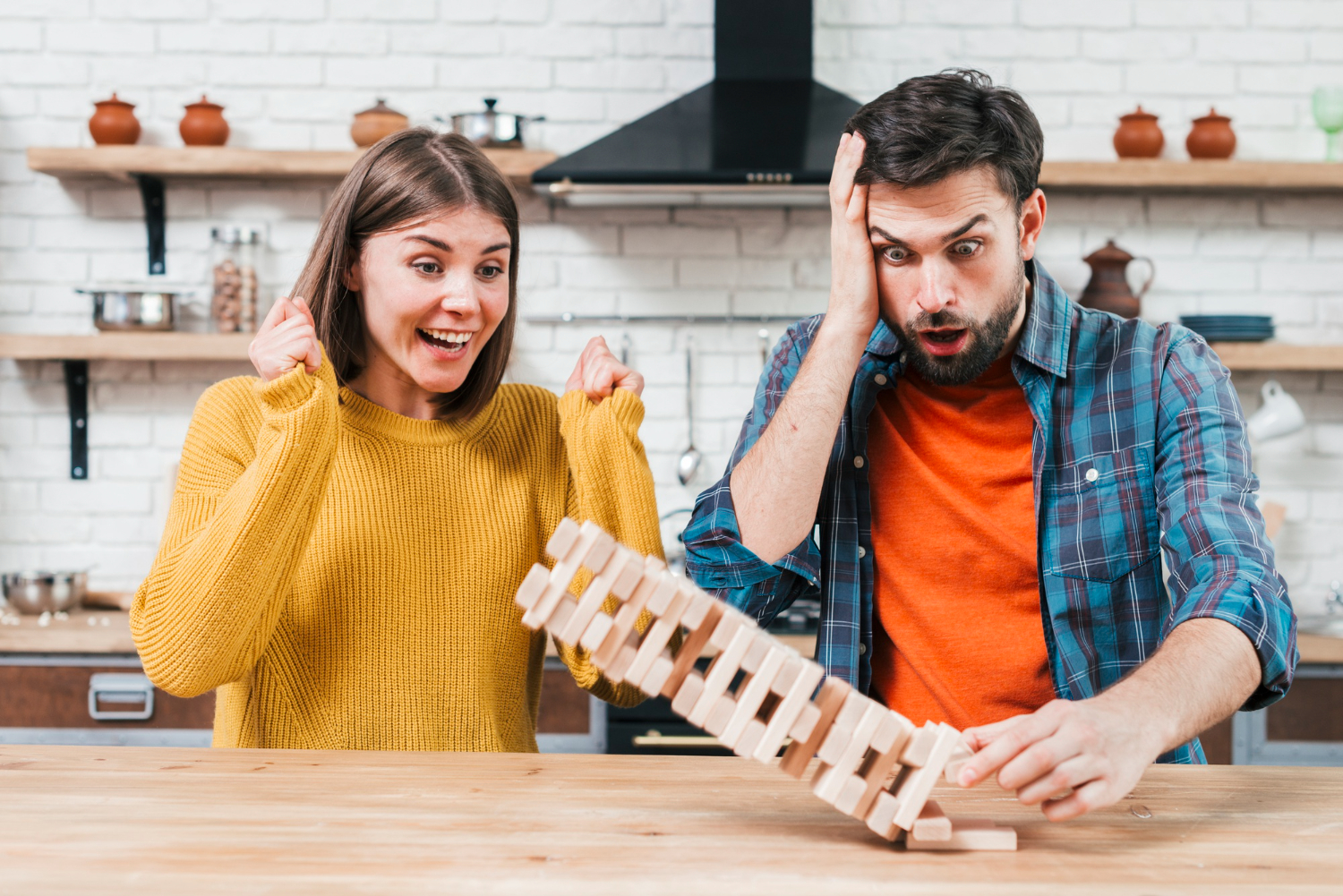 A smiling person solving a puzzle contrasted with a mischievous person peeking around a corner, showing the dual meanings of “clever” in English regions.